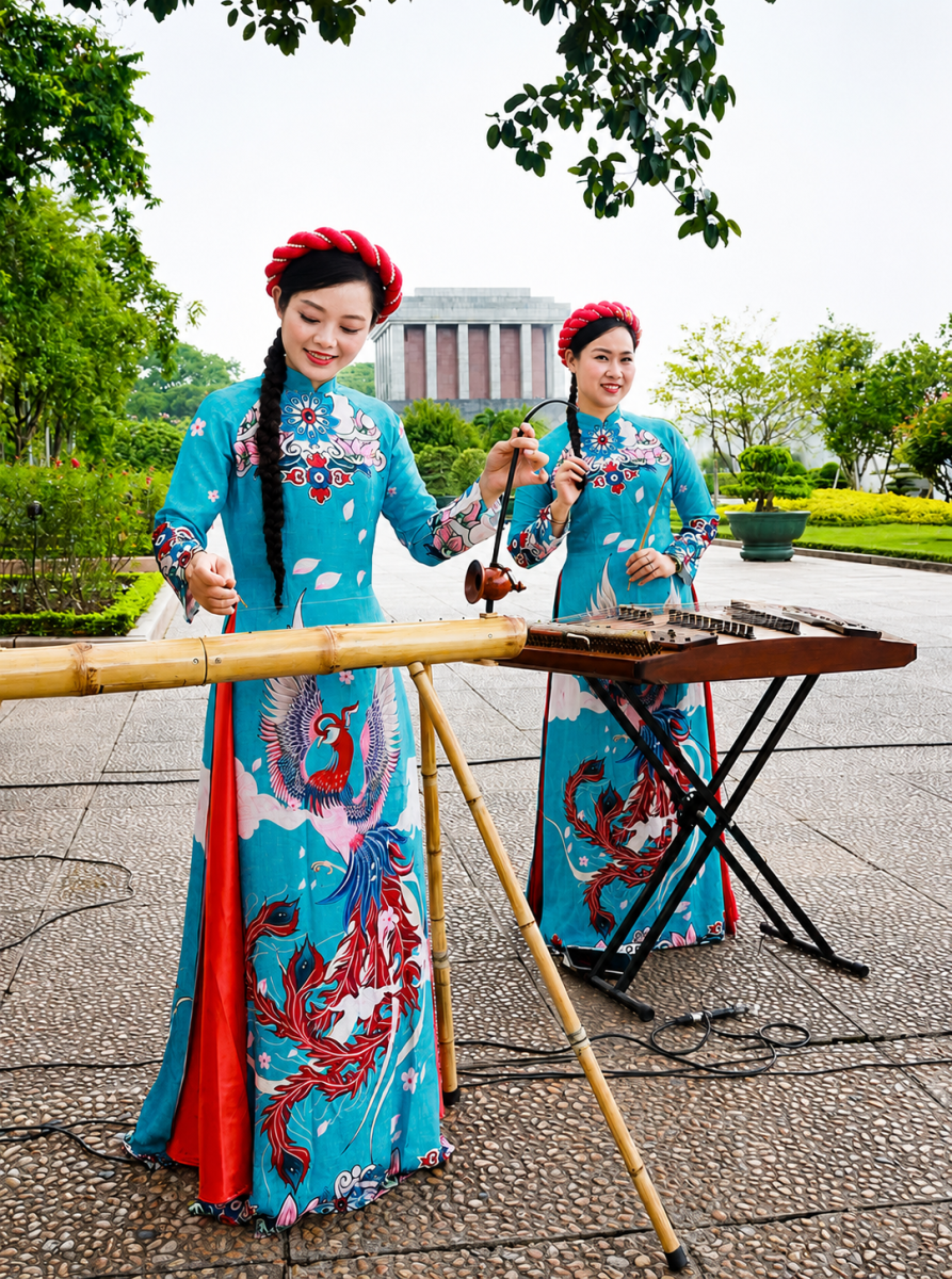 Tiết mục song tấu nhạc cụ dân tộc
